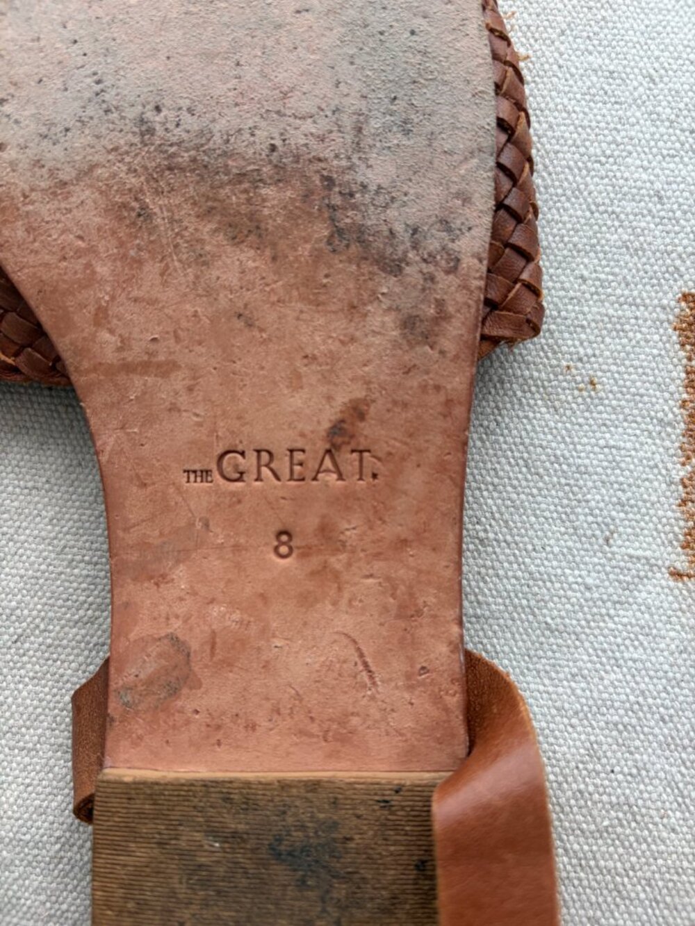 The Great Woven Leather Sandal - Picture 2 of 2